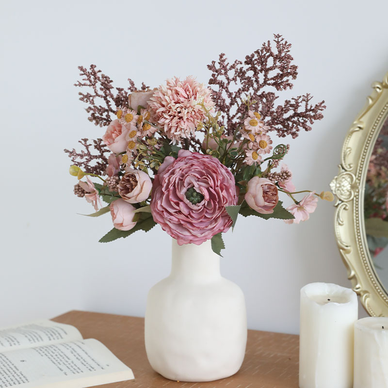 高级感仿真花束桌面玄关花艺摆件