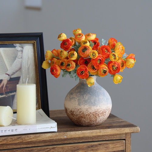 高级感逼真小茶花仿真花束