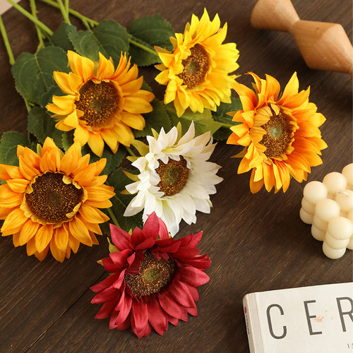 向日葵太阳花束客厅餐桌花艺摆件