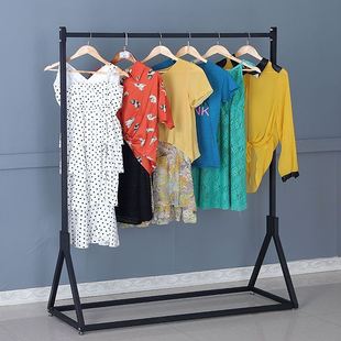 铁艺服装 中岛衣架男女衣服店货架家用晾衣架衣帽架 店展示架落地式