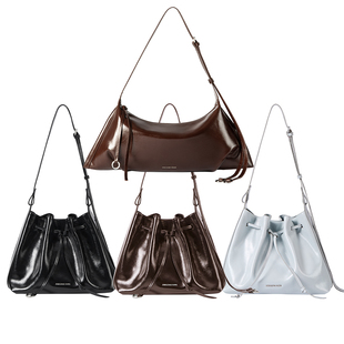 【七七酱直播间】Amazing Song乙颂甜甜圈饺子包抽绳桶包新款斜挎