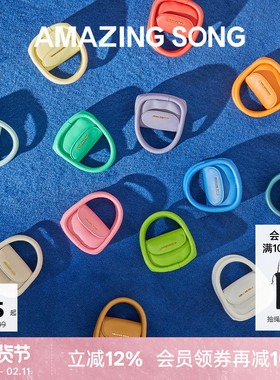 Amazing Song乙颂软欧耳机包口红包新款可爱迷你小包牛皮斜挎包女