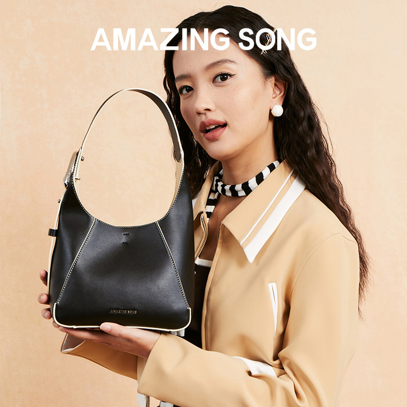 Amazing Song乙颂显眼包小号新款手提包大容量通勤水桶高级女包包,箱包皮具/热销女包/男包,水桶包,淘宝优惠券,粉丝福利购,淘宝优惠卷