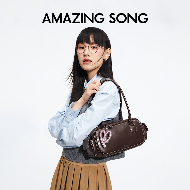 【惊喜箱包节】Amazing Song乙颂吐司法棍包新款小众手提单肩包女