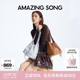 Song乙颂甜甜圈抽绳桶包流浪袋单肩斜挎包 Amazing 何浩畅同款