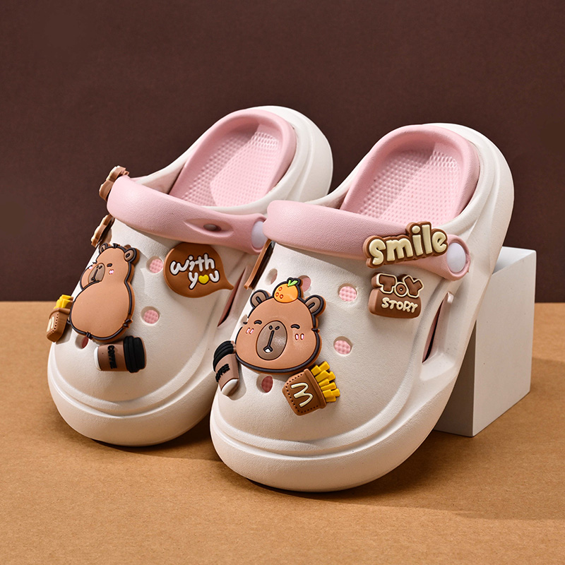 包頭防撞中大童小孩兒童洞洞鞋