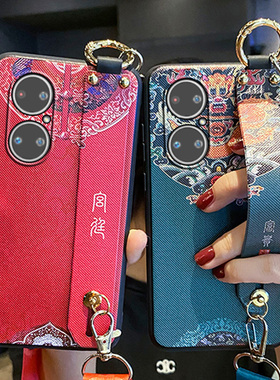 适用华为鼎桥P50手机壳tdtechp50保护套5G硅胶软壳AVA一PA00全包td防摔tech云鹤腕带p5o男tdp女p505g斜挎挂绳