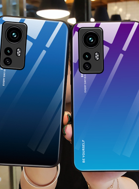 适用小米12s手机壳极光玻璃xiaomi12spro保护硅胶套5G全包m12s防摔渐变超薄ml硬软壳十二s男pro女spor外s5g潮
