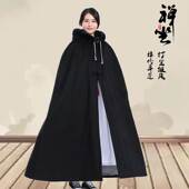 新款 秋冬打坐披风禅修斗篷僧服风衣禅修服居士服精梳棉加绒打坐禅