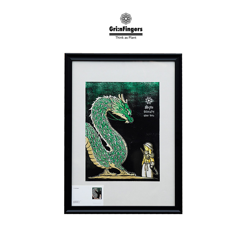 【一丁轮回银饰】植物系列Gri:nFingers版画手工质感独立编号证书,鲜花速递/花卉仿真/绿植园艺,花盆,淘宝优惠券,粉丝福利购,淘宝优惠卷