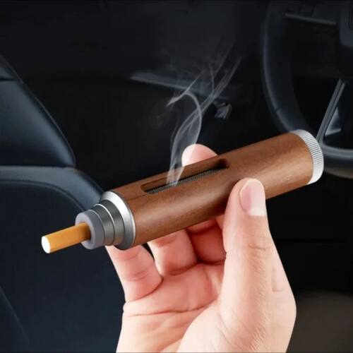 Mini Portable Ashtray Pocket Smokeless Anti-Ash Dust-Free Ci
