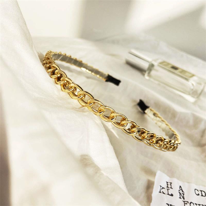 New headband retro Hair band simple gold hairpin 头发箍发卡