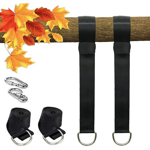One Pair Tree Swing Hanging Kit Hammock Straps Camping 350 K