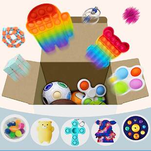 Random 5-20pcs Fidget Toy Pack Mystery Box Surprise Gift Pus