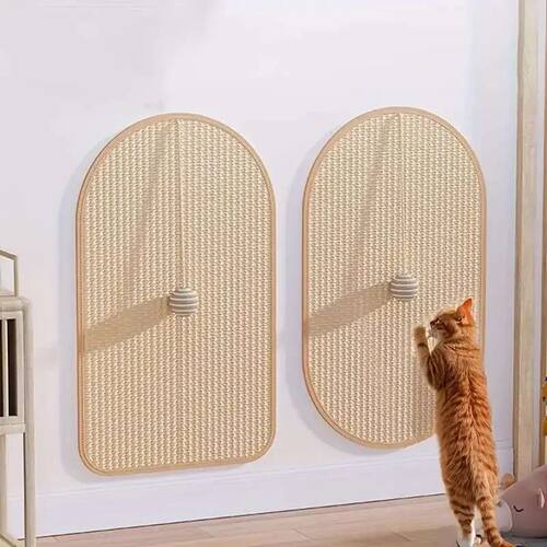 Durable Sisal Cat Scratch Pads, Cat Wall Pads, Sofa Claw Gri