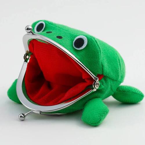 Cute Frog Wallet Coin Wallet Keychain Cartoon Wallet Portabl