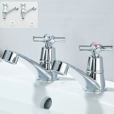 Faucet Premium Chrome Bathroom Taps Universal Interface Trad