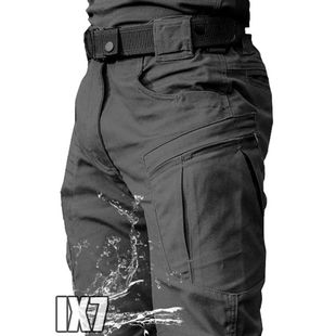 Men City Pants Cargo Trousers Multi-pocket Waterproof Wear-r