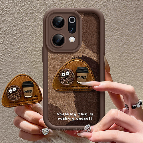 适用OPPOReno14手机壳卡通皮纹