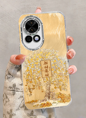 发财树适用华为nova12pro手机壳新款女nova11ultra全包镜头nova10带挂绳12活力版高级感9中国风8硅胶防摔软壳