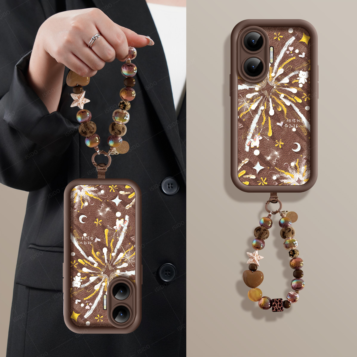 适用红米Turbo4Pro手机壳皮纹