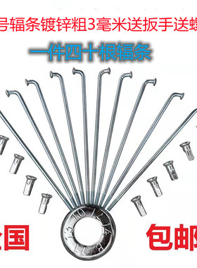 10号辐条粗3MM电动车钢线