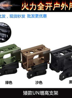 【UN金属增高底座快拆款】T2 FAST Romeo5 UN增高支架Micr o矮款