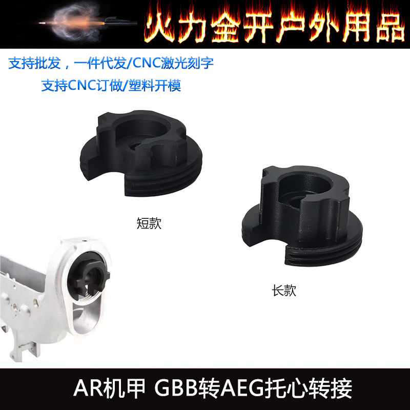 LDT AR 416金机匣通用 短尾托芯转接补丁 折叠转接