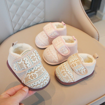 软底学步加绒1到2岁保暖