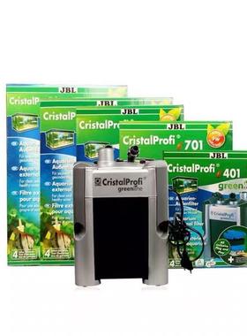 德国JBL鱼缸过滤桶e402e902e1502静音过滤器缸外置滤水器带滤材