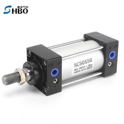 亚德客型 SC标准气缸SC80x25x50x75x100x125x150x200x250x300气动