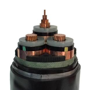 电缆 35kV阻燃钢带铠装 工厂铜芯中高压电力电缆YJV1芯3芯