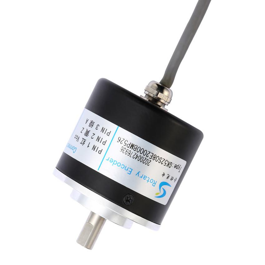 源头厂家GK生产加工分辨率2000PR推挽PNP旋转编码器轴8MM精密测量