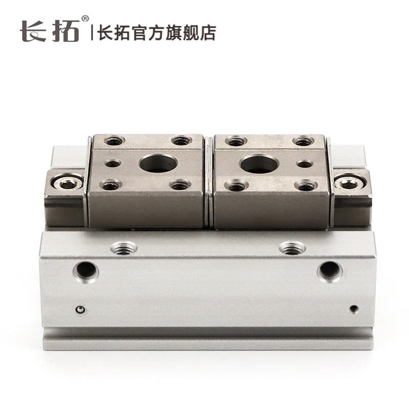 代替CHELIC气立可导轨滑台平行夹爪手指气缸HDF12*24*48 20*40*80