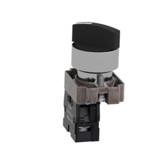 选择开关 XB2BD41C=ZB2BZ101C 2位 标准手柄 弹簧返回1NO ZB2BD4C