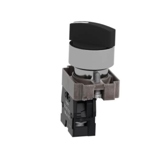 XB2BD41C=ZB2BZ101C+ZB2BD4C 标准手柄 2位 选择开关 弹簧返回1NO