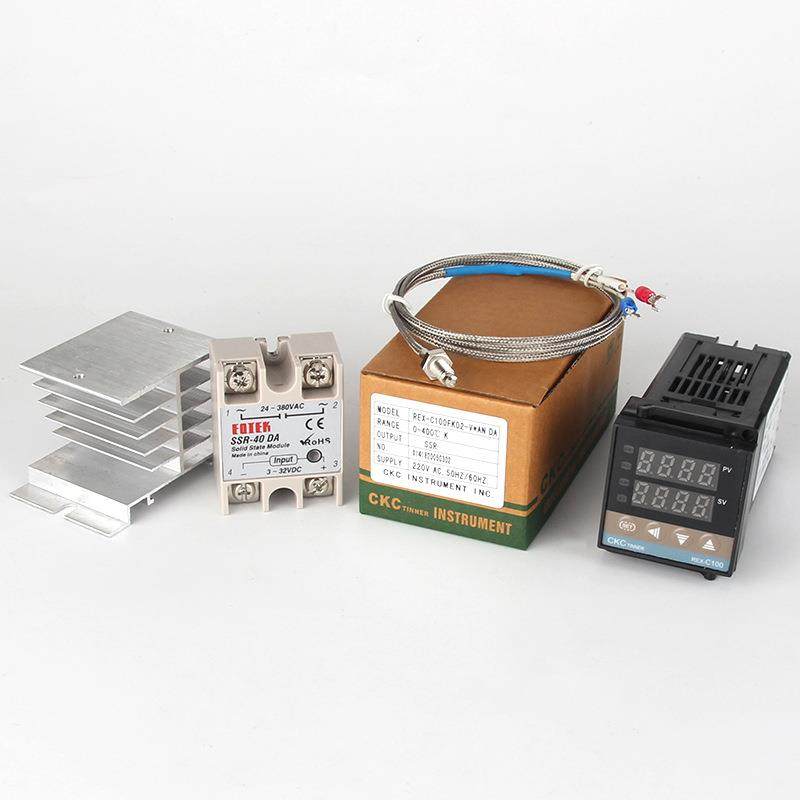 REX-C100温控器40DA固态/感温线 温控大功率智能温控固态组合套餐
