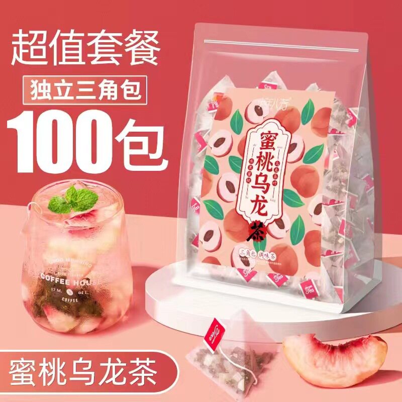 蜜桃乌龙茶水果味茶包