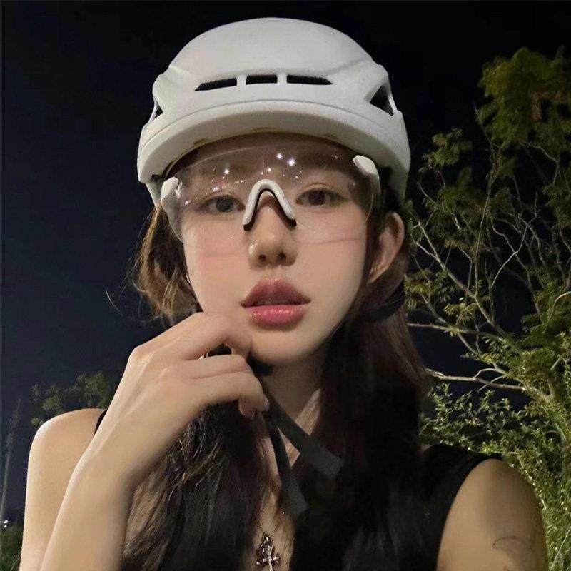 2025新款夏夜骑行防飞透明防风眼镜骑行防风防沙护目镜