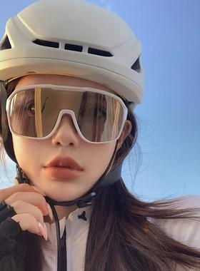 骑行护目镜户外运动登山女防风眼镜大框徒步男太阳眼镜潮太阳眼镜
