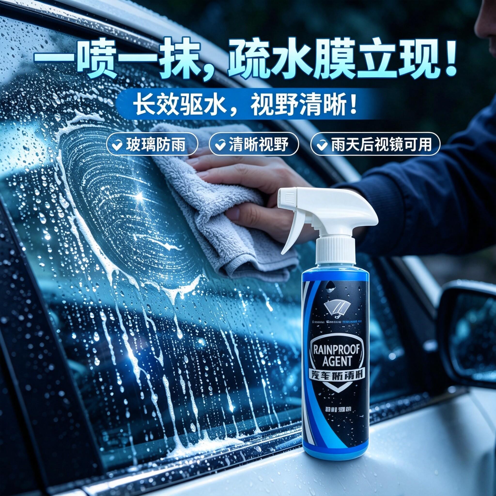 【强效防清雨TDC】新款汽车防剂玻璃驱水一喷不挂雨水雨视野剂晰J