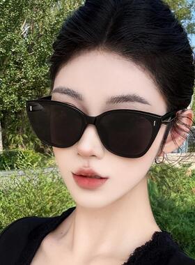 高级感猫眼太阳眼镜女显脸小防晒抗UV2025新款太阳眼镜凹造型时髦