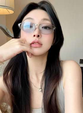 2025新款高端太阳镜美国覆古猫眼蓝色朋克Y2K千禧年风格眼镜性感