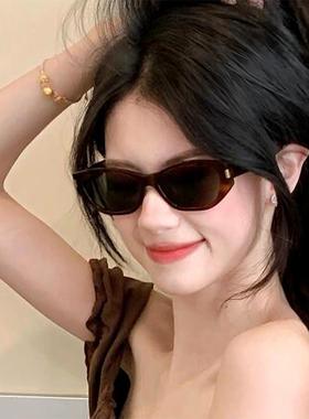 2025年新款覆古猫眼太阳眼镜女款高级感抗UV网红拍照太阳眼镜时髦