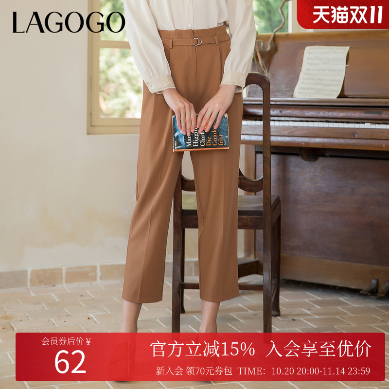 显瘦直身版型 装饰腰带