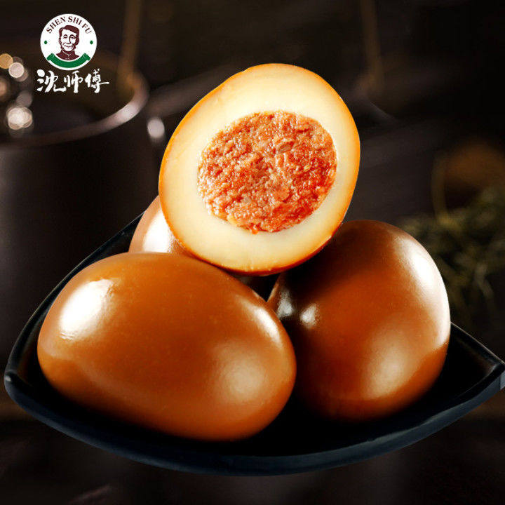 四川特产沈师傅夹心蛋32g*10枚早餐肉馅蛋卤蛋代早餐小吃即食零食