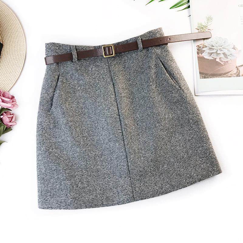 Vintage Temperament Office Skirts Women With Belt Mini Skirt|ruв категории Женская одежда, юбка - от Buy2taobao.com для оказания профессиональной услуги покупки агента Taobao