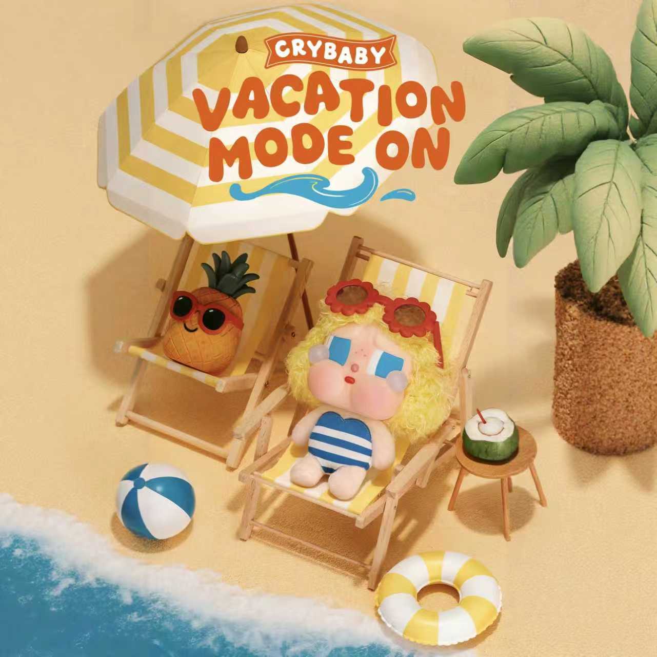 泡泡玛特哭娃VacationModeOn