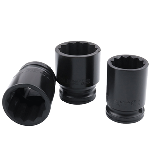 3/4风炮梅花短套筒重型中风炮套筒头34中型12角十二方扳手36mm