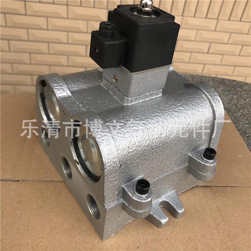 K25JD-25截止阀 1寸常闭式DN25二位五通截止式气动电磁阀